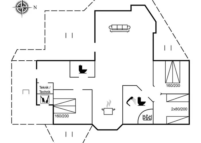 Casa de Férias Bjoernstjerne - 400m From The Sea By Interhome *